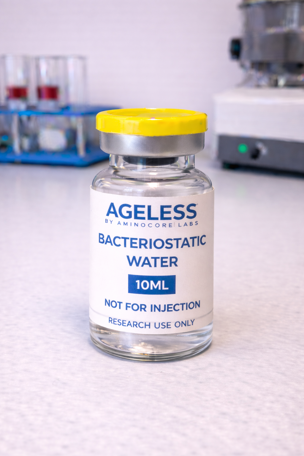 BAC Water 10mL peptide vial