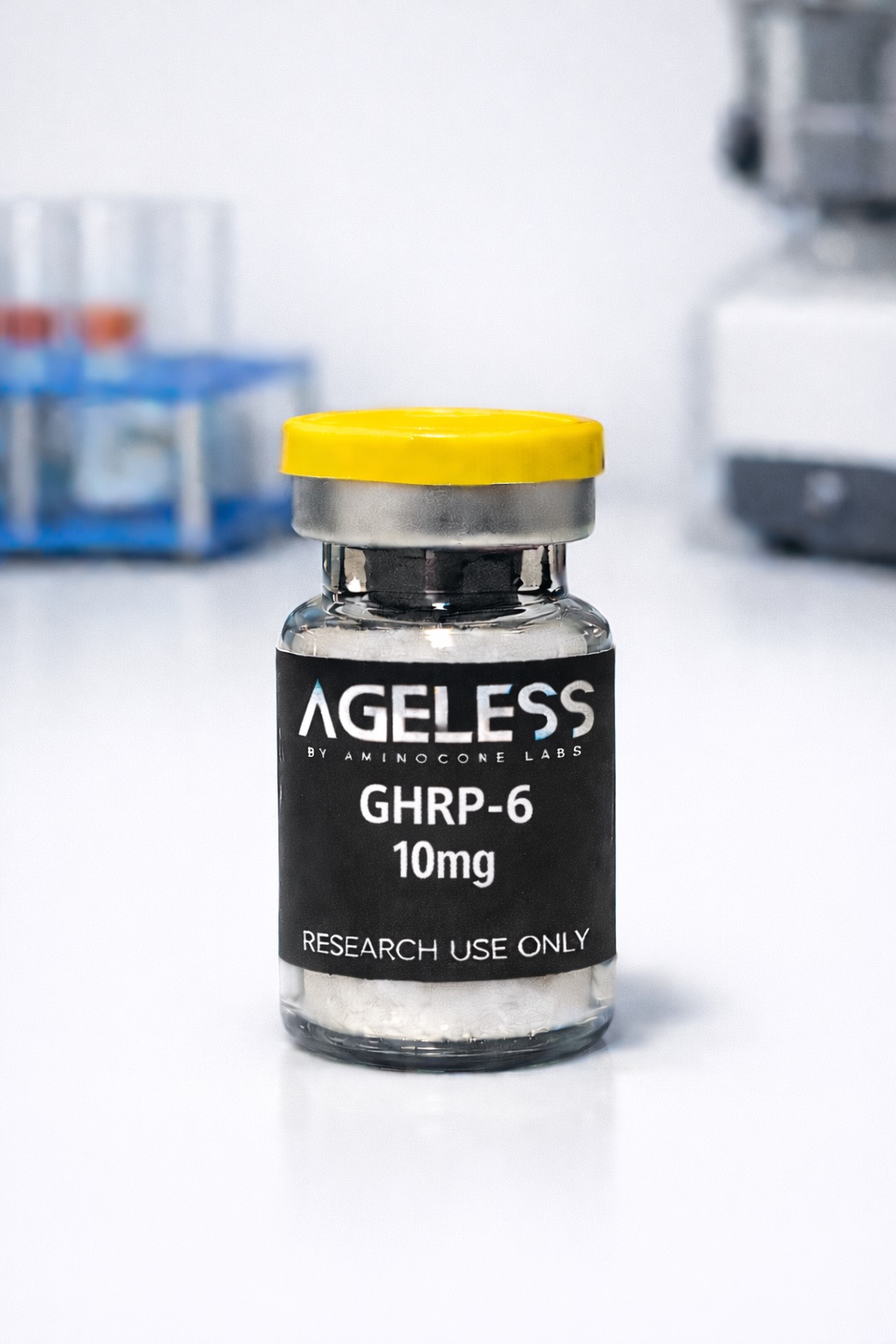 GHRP-6 peptide vial