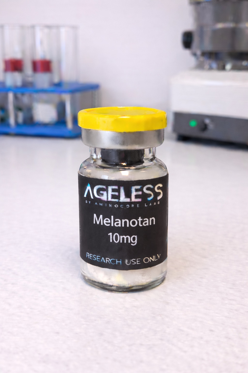 Melanotan II peptide vial