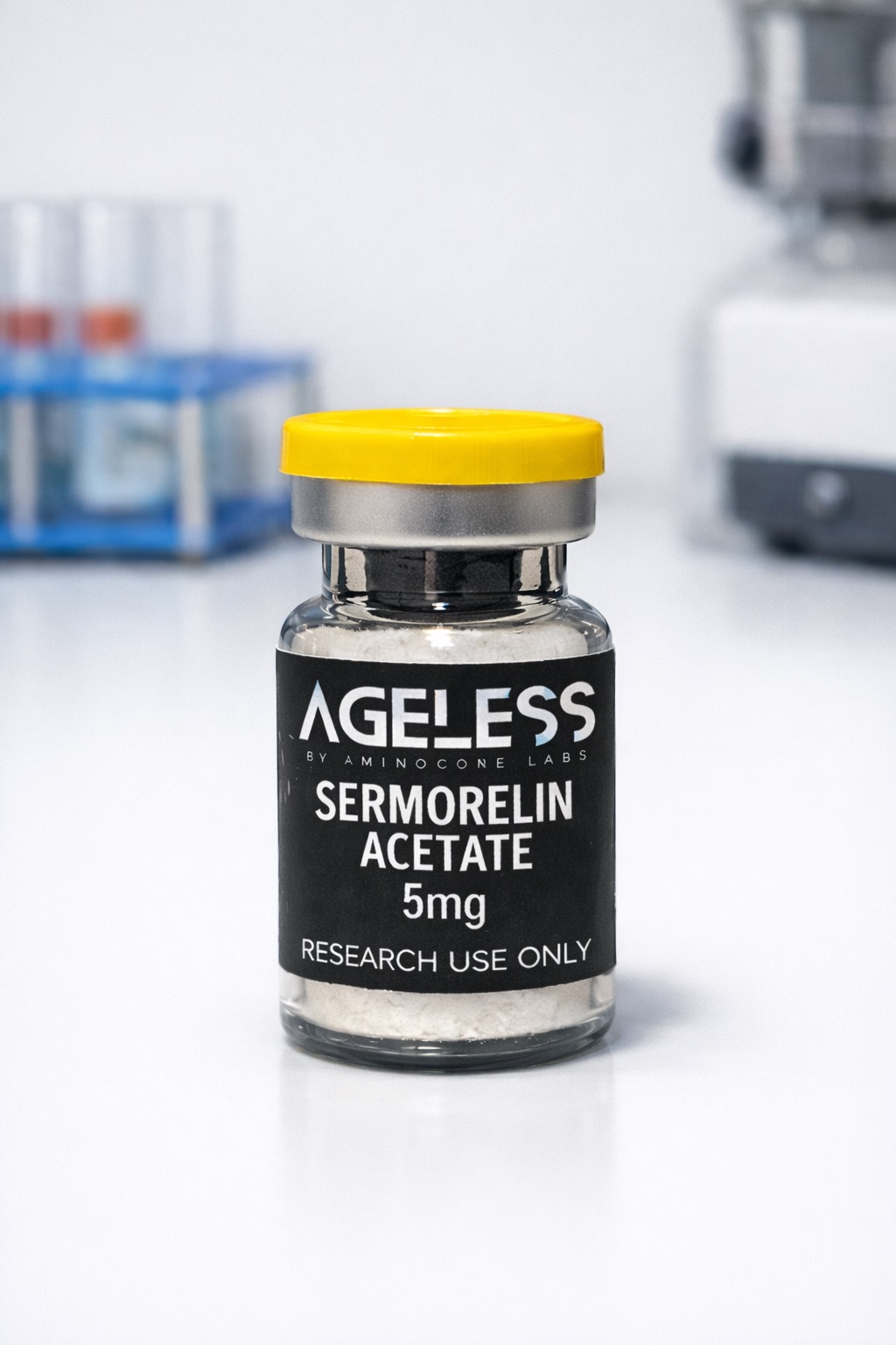 Sermorelin Acetate peptide vial
