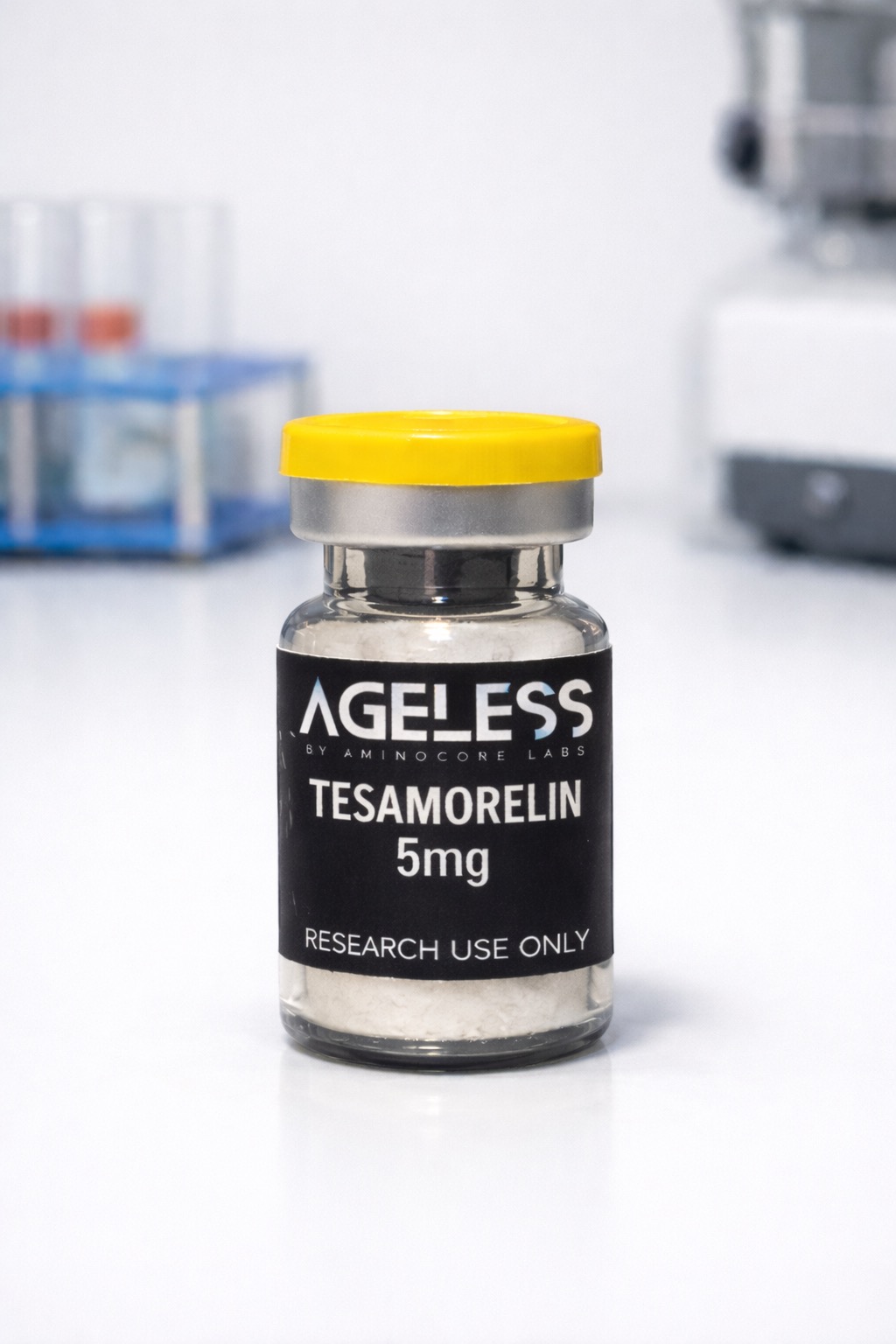 Tesamorelin peptide vial